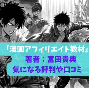 著者：富田貴典「漫画アフィリエイト教材」気になる評判や口コミ